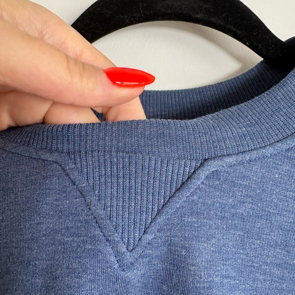 Outdoor Research Blue Cropped Essential Fleece Crewneck Sweatshirt Womens Small - Picture 7 of 9